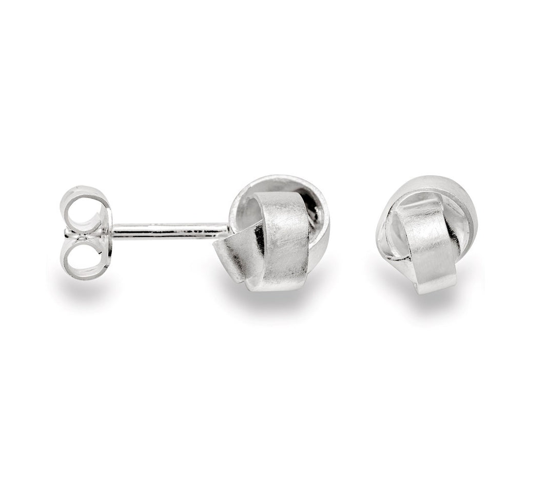 NOK 925 Earrings brushed