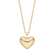Silver necklace heart BREEZE52