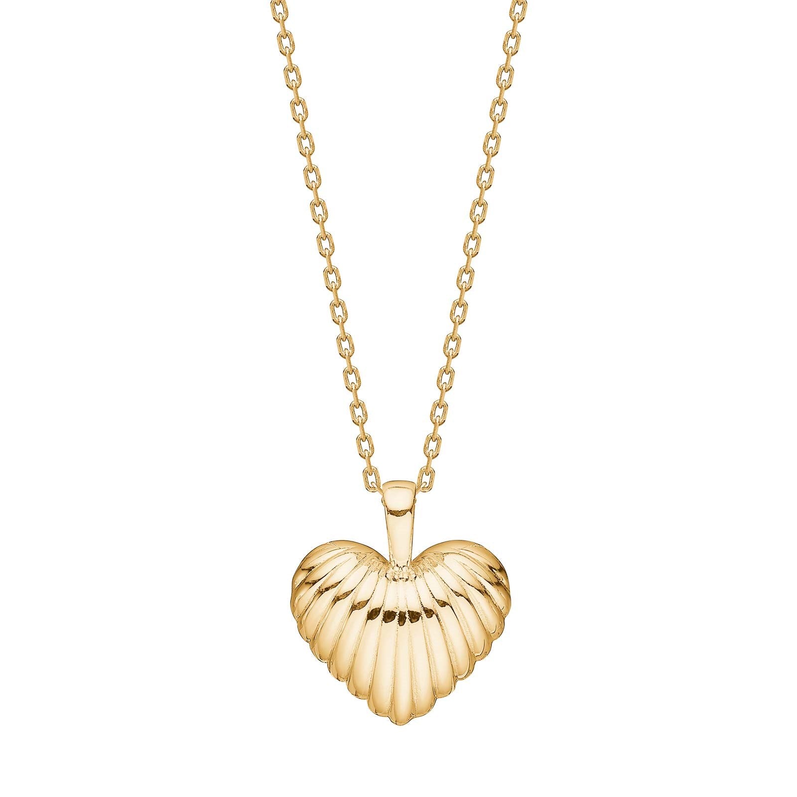 Silver necklace heart BREEZE52