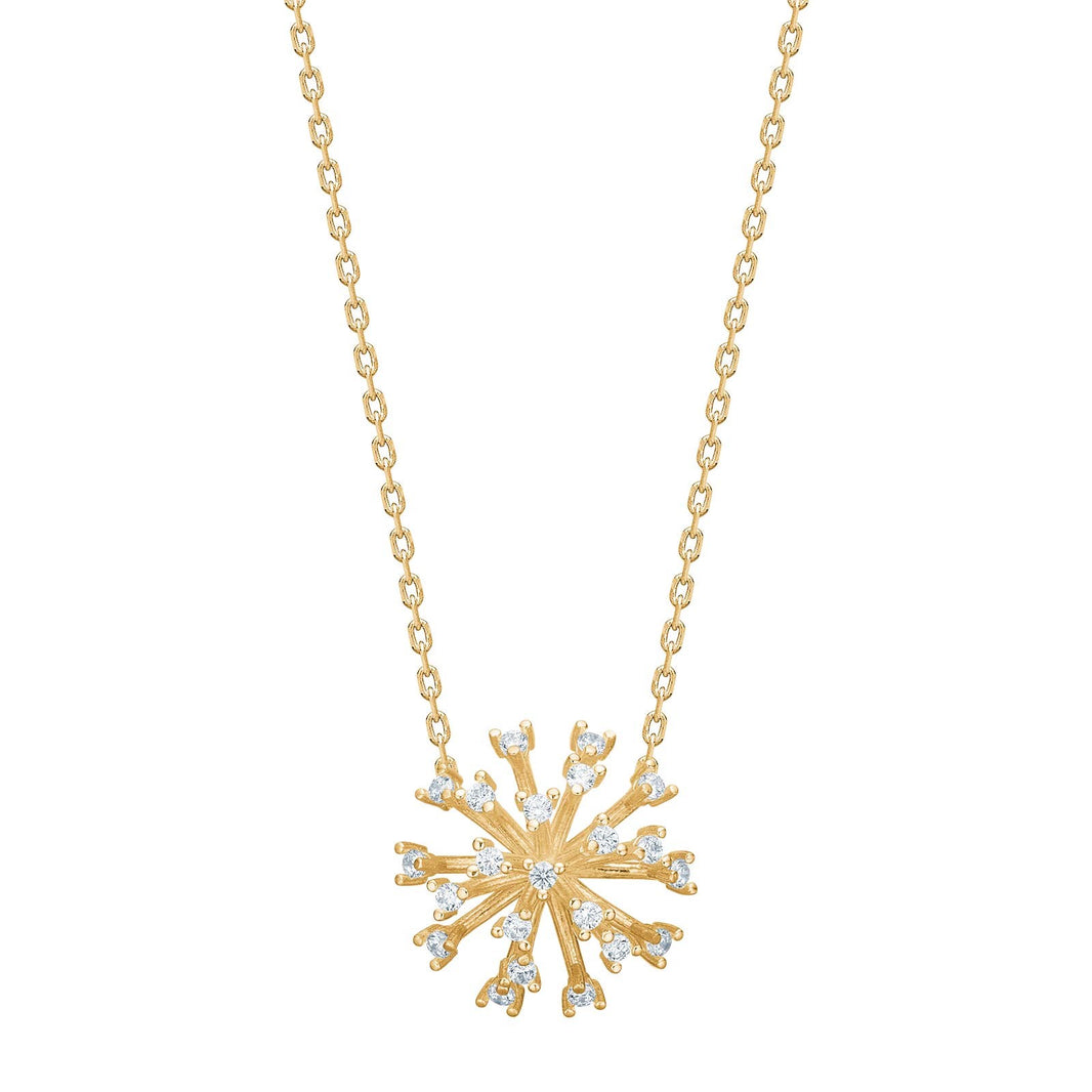 Silver necklace PEYTONNOR - Gold plated