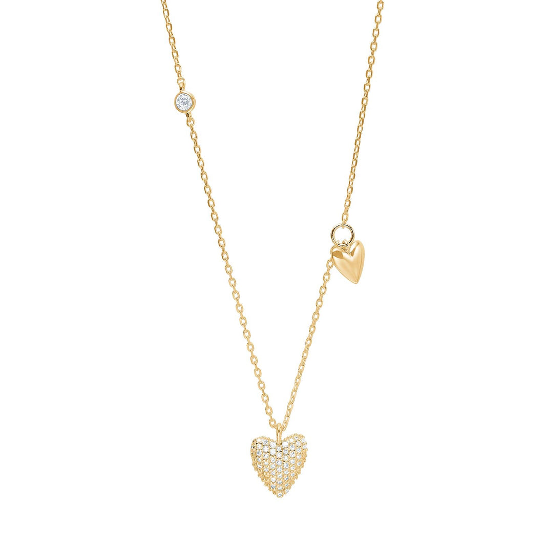 Silver necklace small RISANOR - Gold plated