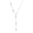 Silver necklace LEAVE52