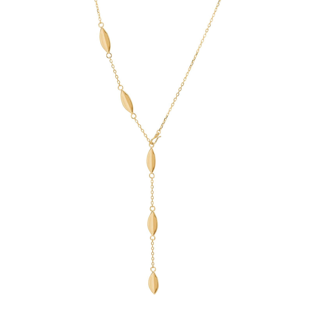 Sølv halskæde LEAVES52