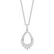 Silver necklace PIPERNOR