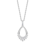 Silver necklace PIPERNOR