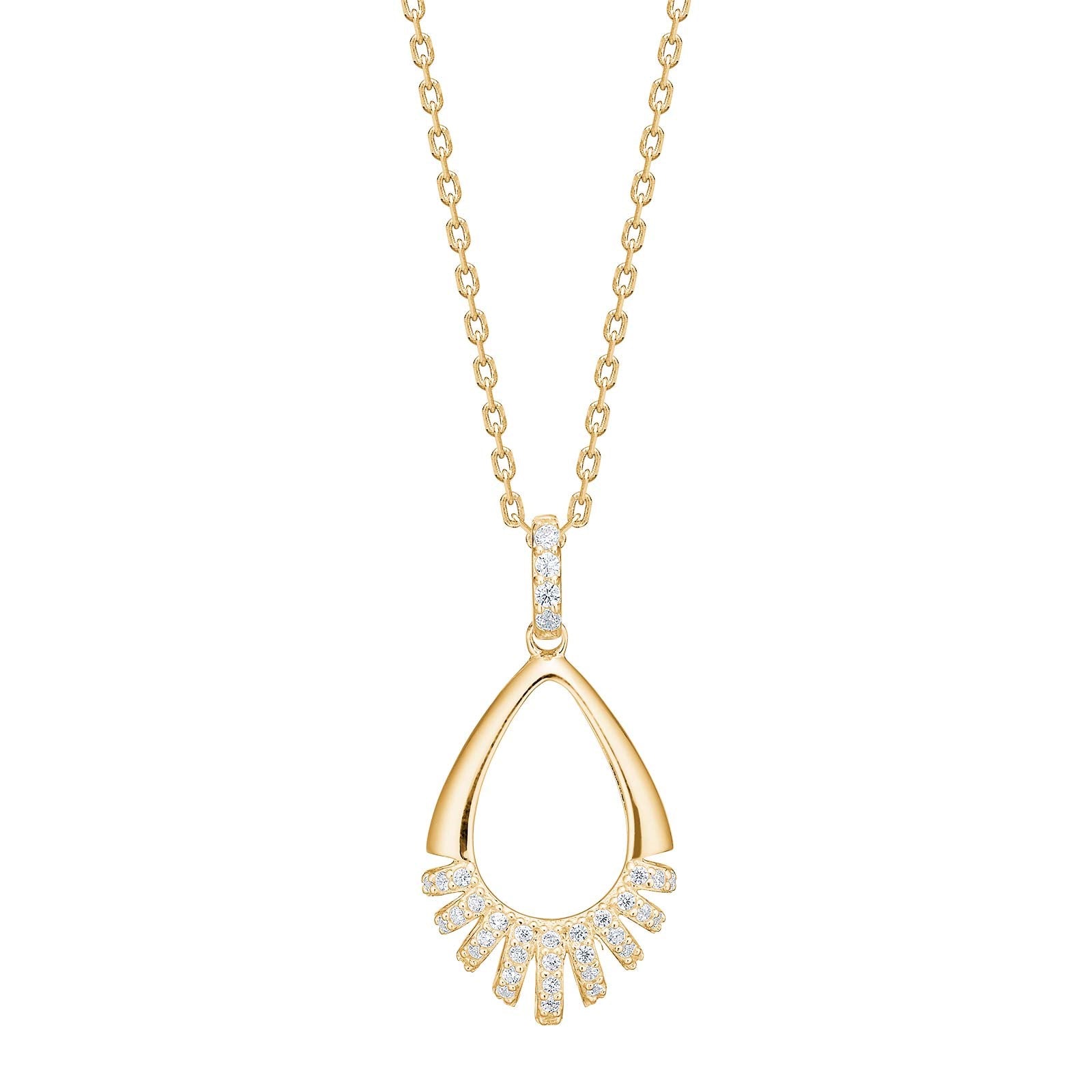 Silver necklace PIPERNOR