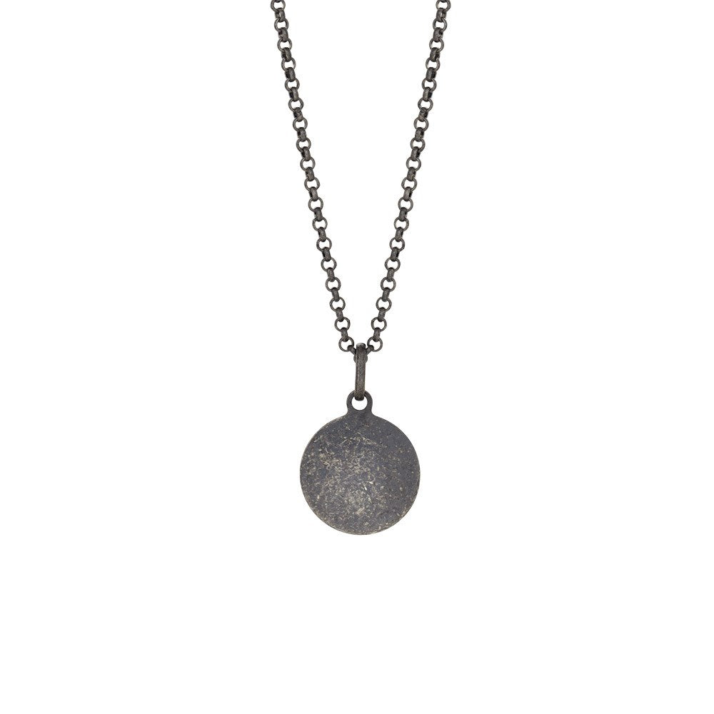SON Rhodinierter Silber Halskette cracked