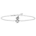 Rhod. Silberarmband Kleine My Emaille 12mm