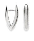 925/- Kreolischer Durchmesser/mattes Finish