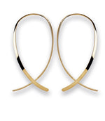 925/- earrings, gp pol.