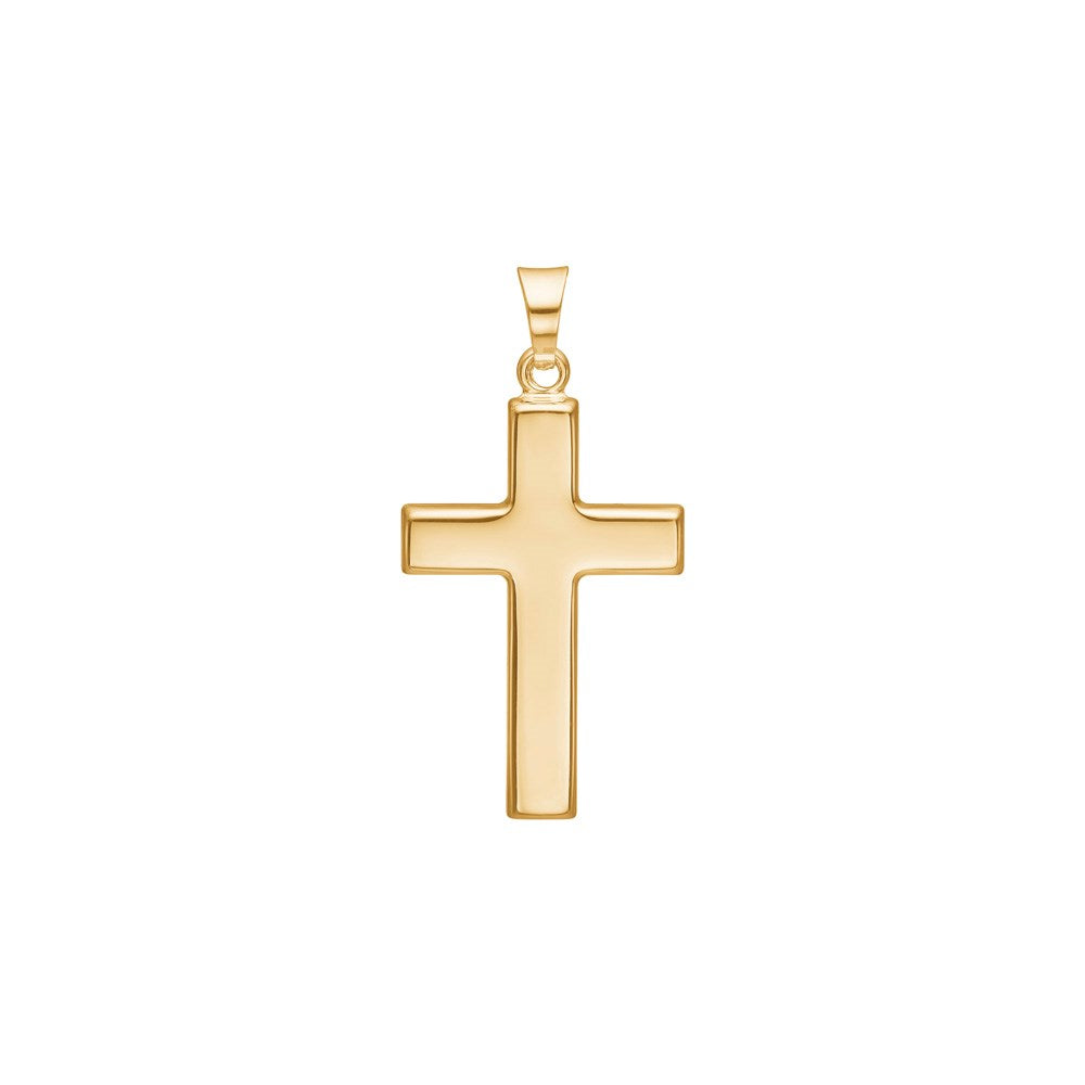 14ct. gold pendant cross 18x12