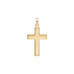 14ct. gold pendant cross 18x12