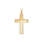 8ct. gold pendant cross 24x16