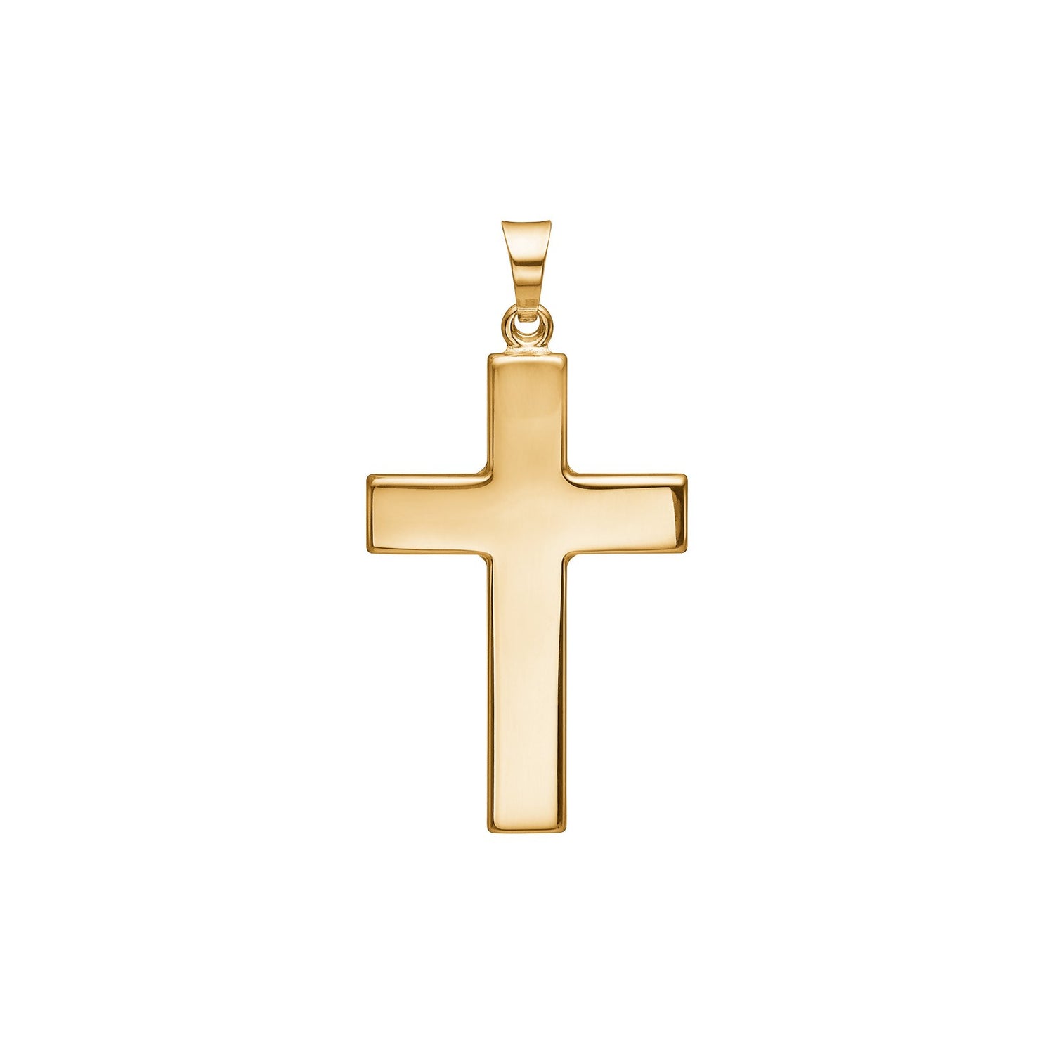 8ct. gold pendant cross 24x16