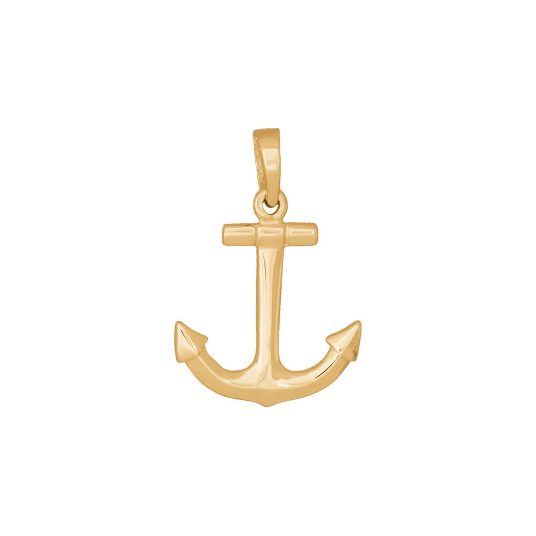 14ct. gold pendant  anchor