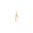 14 kt. gold pendant letter