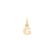 14 kt. gold pendant letter
