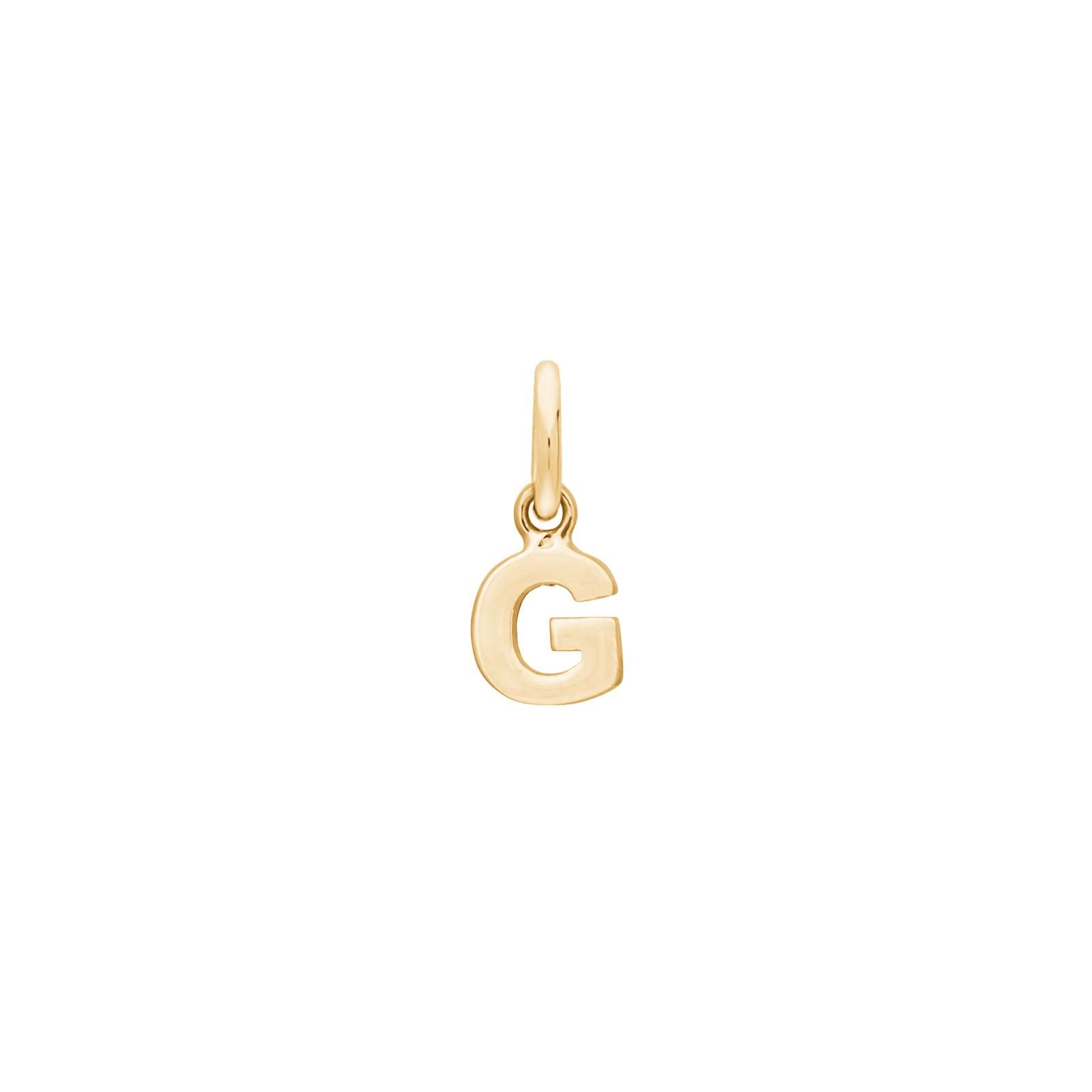14 kt. gold pendant letter