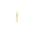 14 kt. gold pendant letter