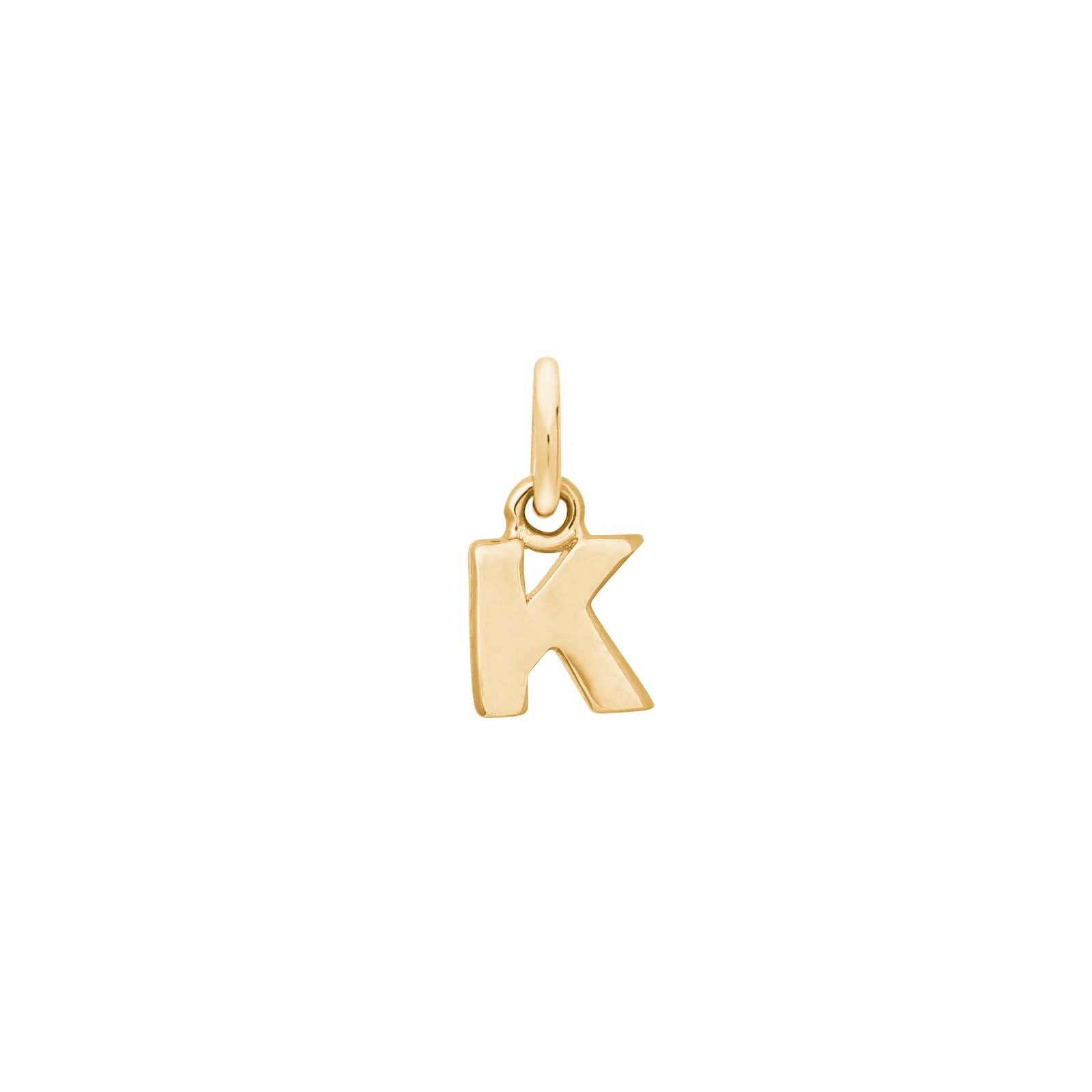 14 kt. gold pendant letter