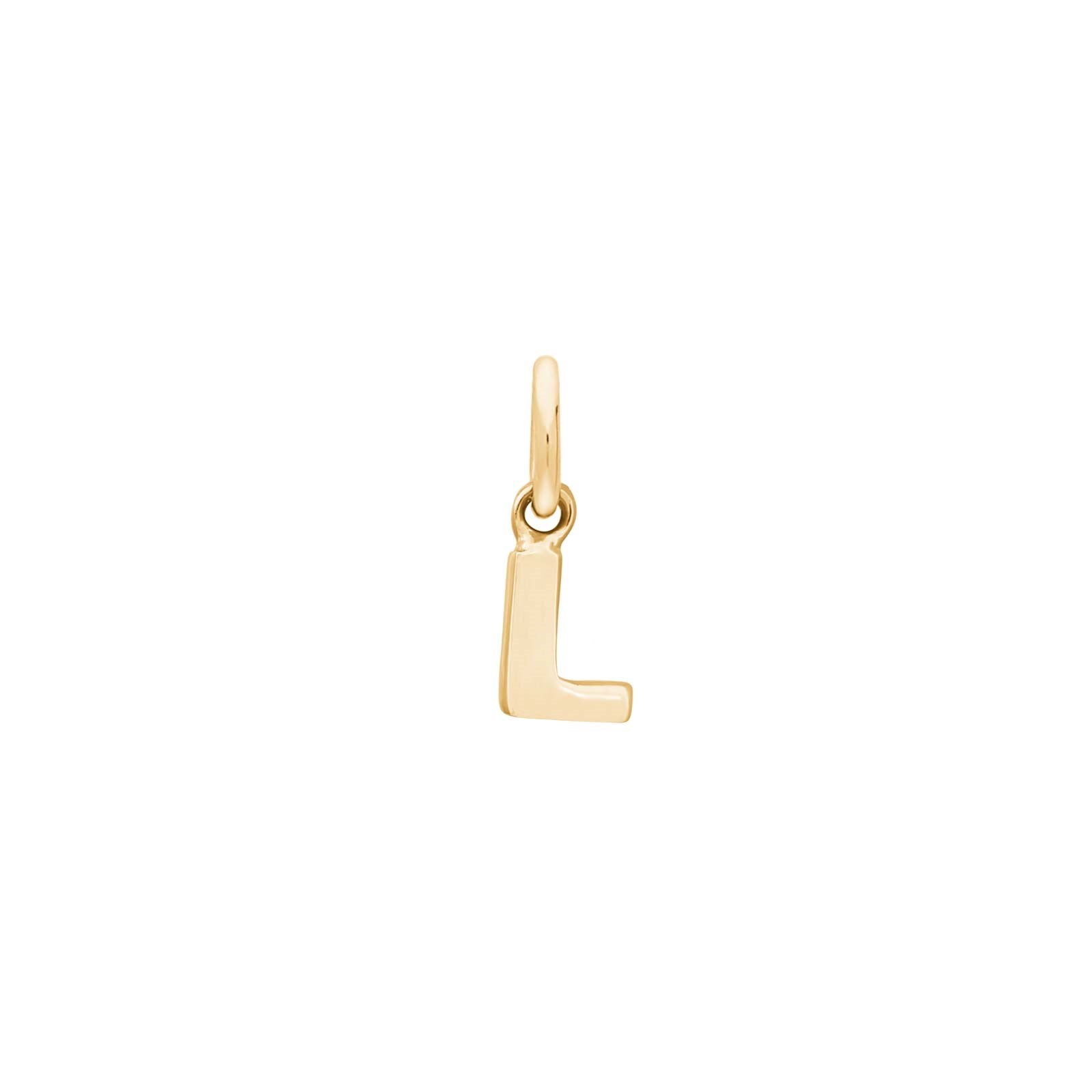 14 kt. gold pendant letter