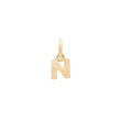 14 kt. gold pendant letter
