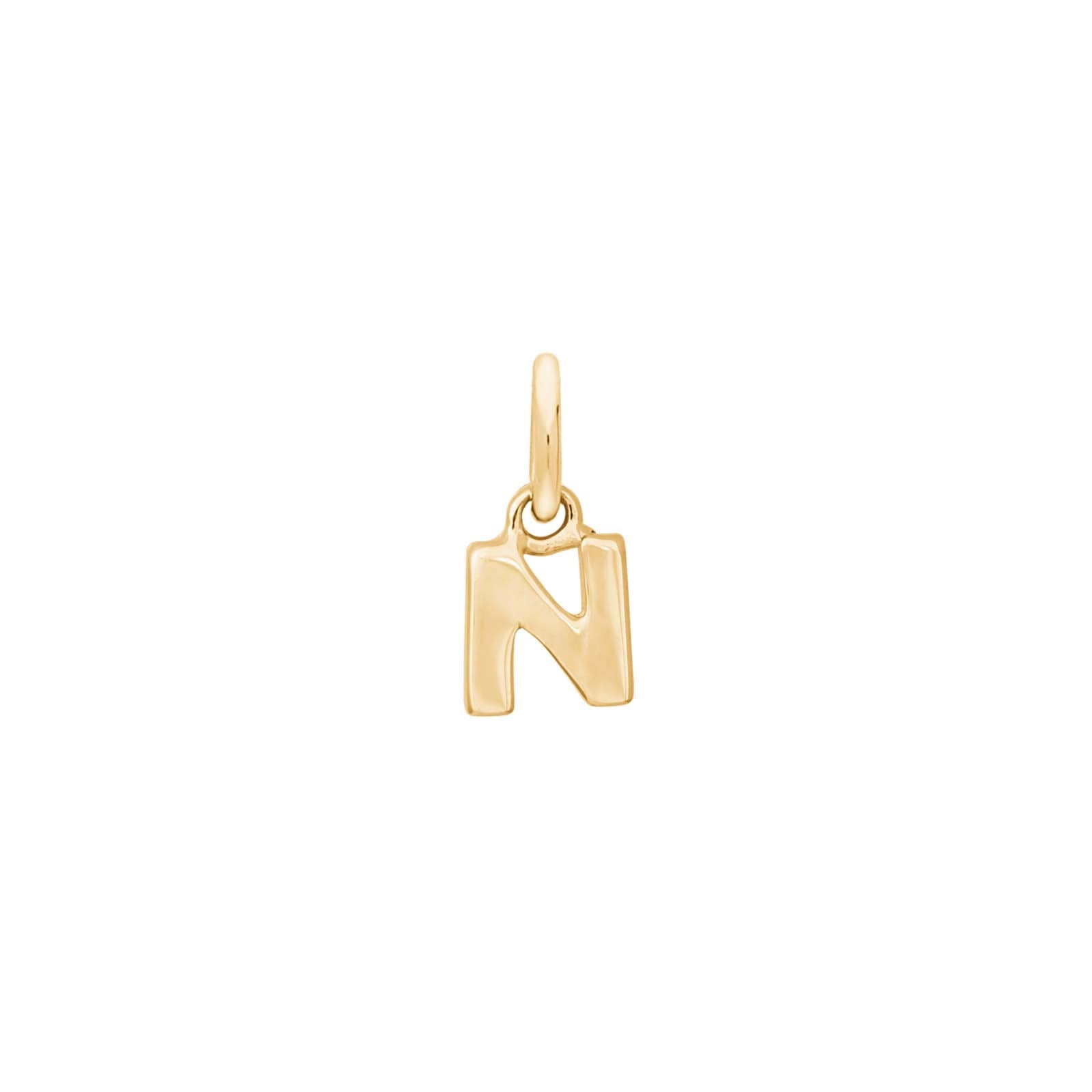 14 kt. gold pendant letter