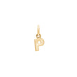 14 kt. gold pendant letter