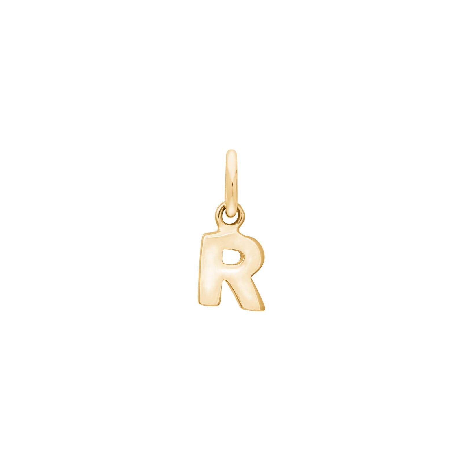 14 kt. gold pendant letter