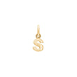 14 kt. gold pendant letter