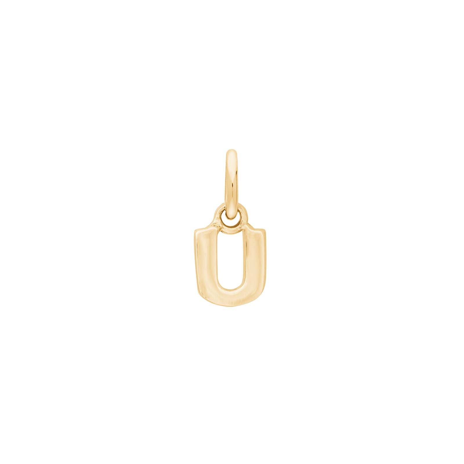 14 kt. gold pendant letter