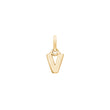 14 kt. gold pendant letter