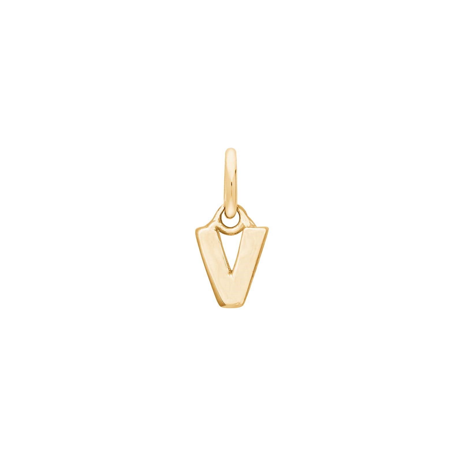 14 kt. gold pendant letter