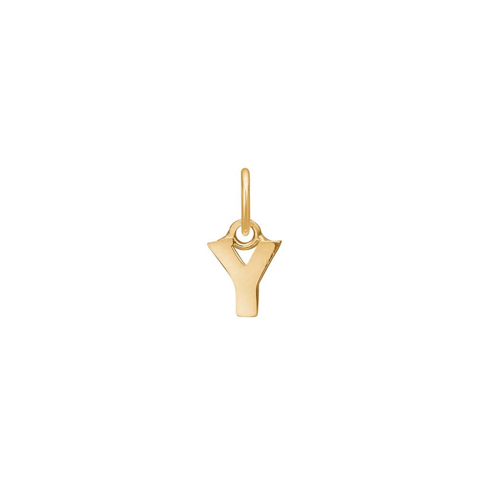 14 kt. gold pendant letter