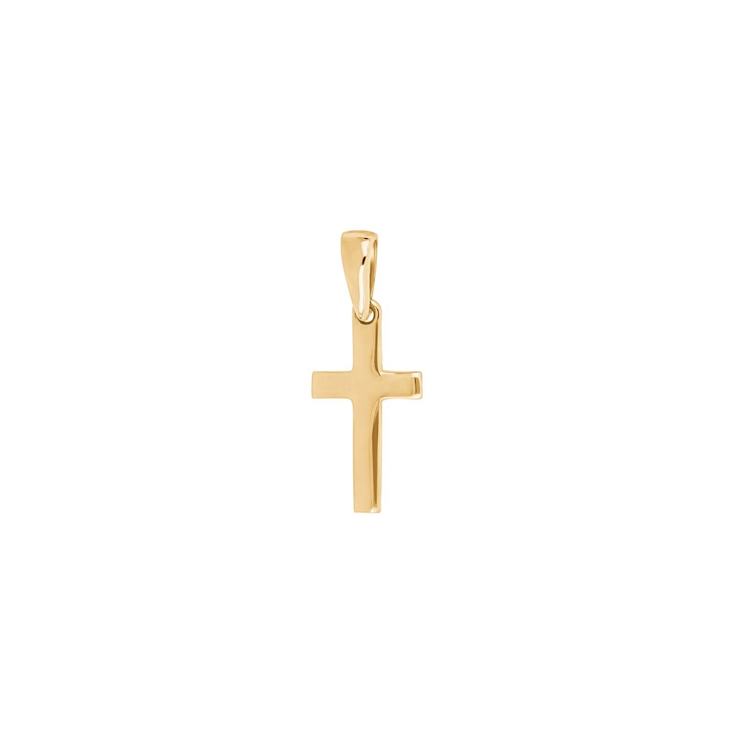 14kt. guld kors massiv 15mm