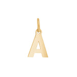 14 kt. gold pendant letter
