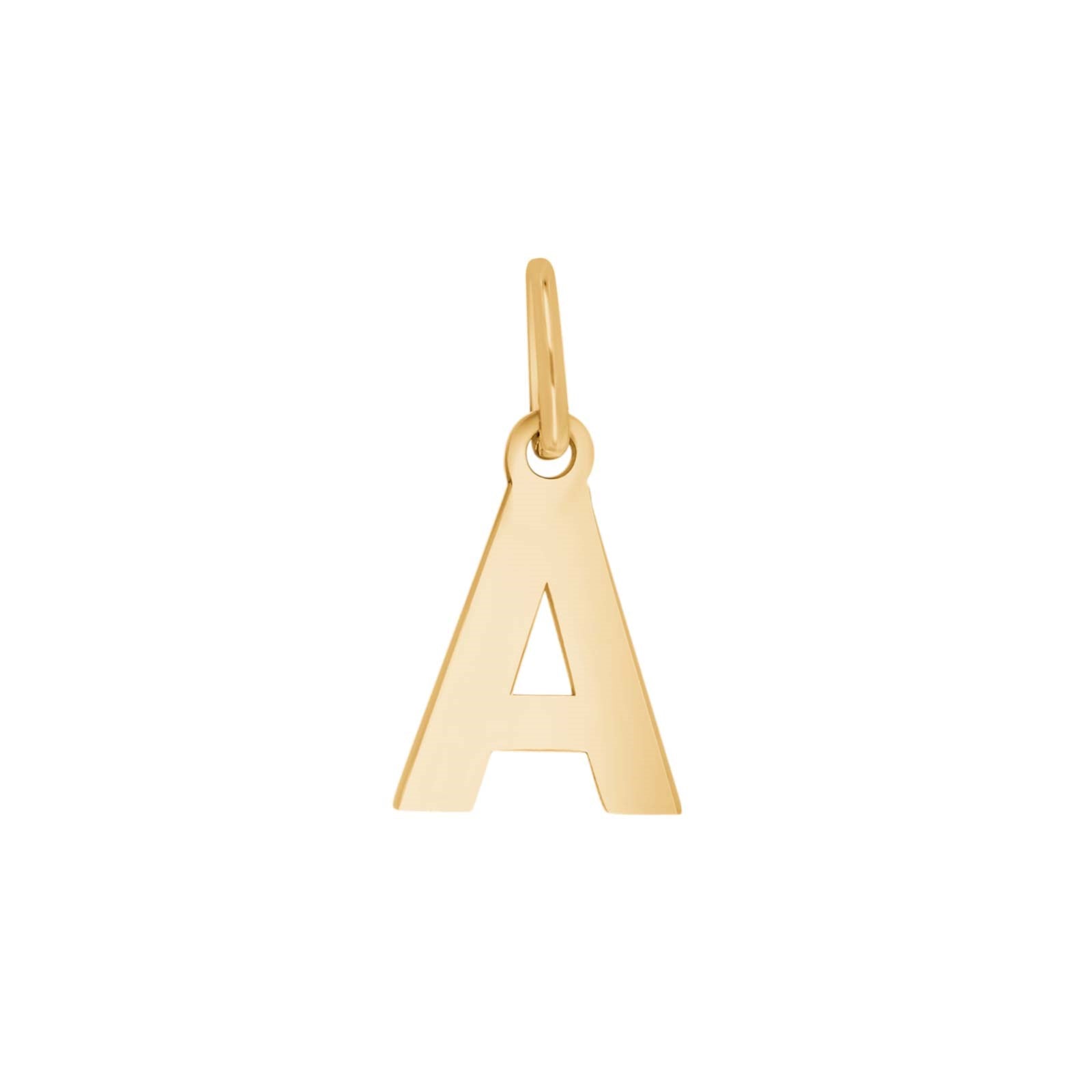 14 kt. gold pendant letter
