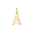 14 kt. gold pendant letter