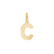 14 kt. gold pendant letter