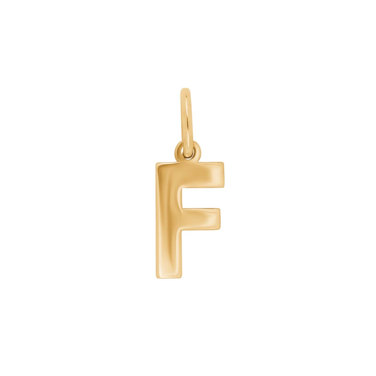 14 kt. gold pendant letter