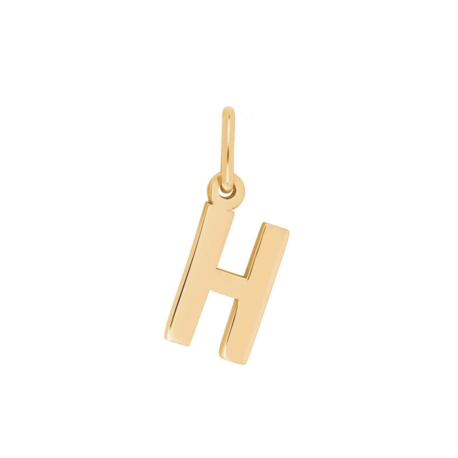 14 kt. gold pendant letter