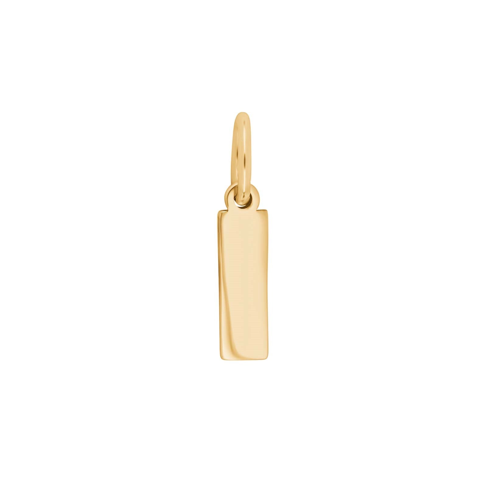 14 kt. gold pendant letter