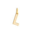 14 kt. gold pendant letter
