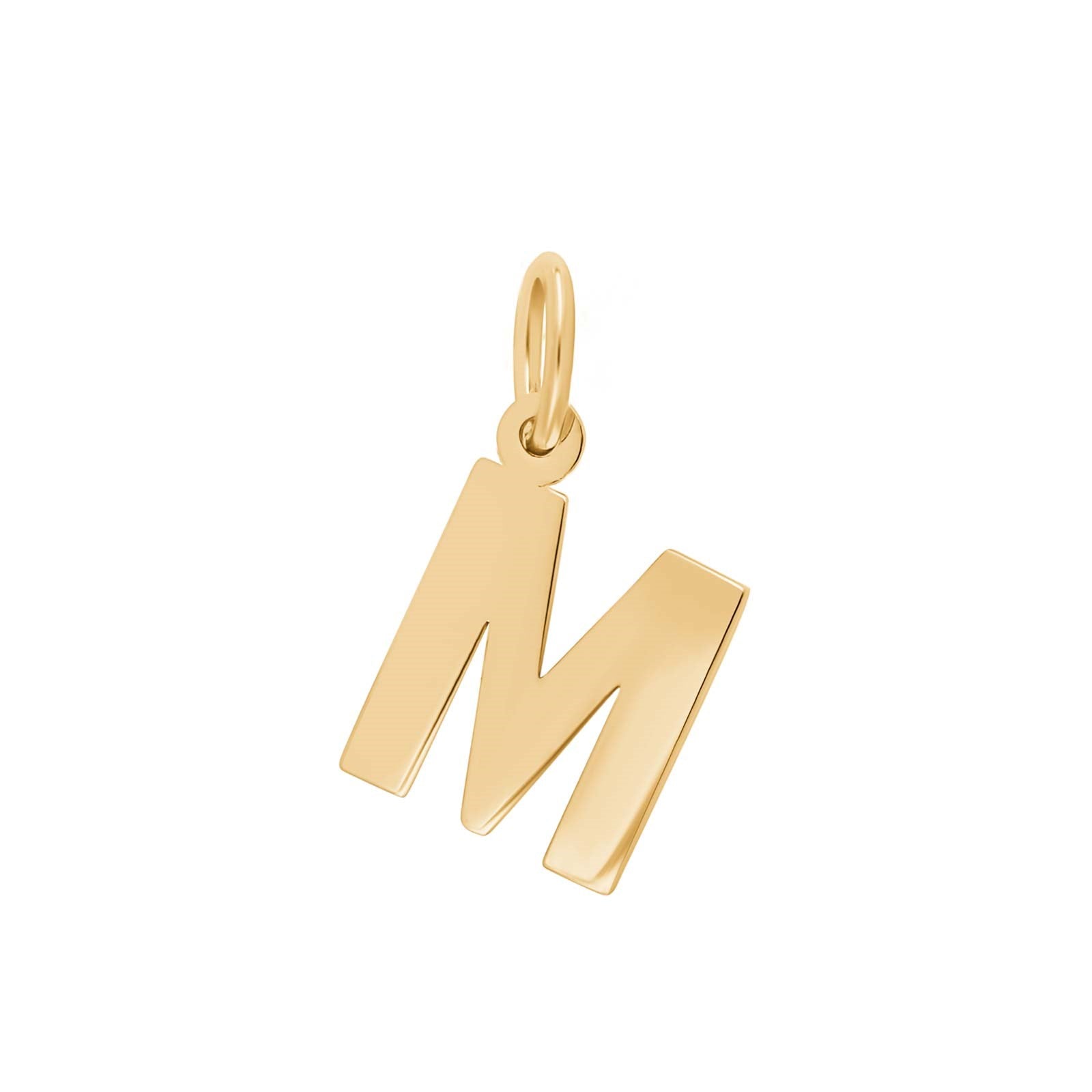 14 kt. gold pendant letter