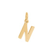 14 kt. gold pendant letter