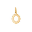 14 kt. gold pendant letter
