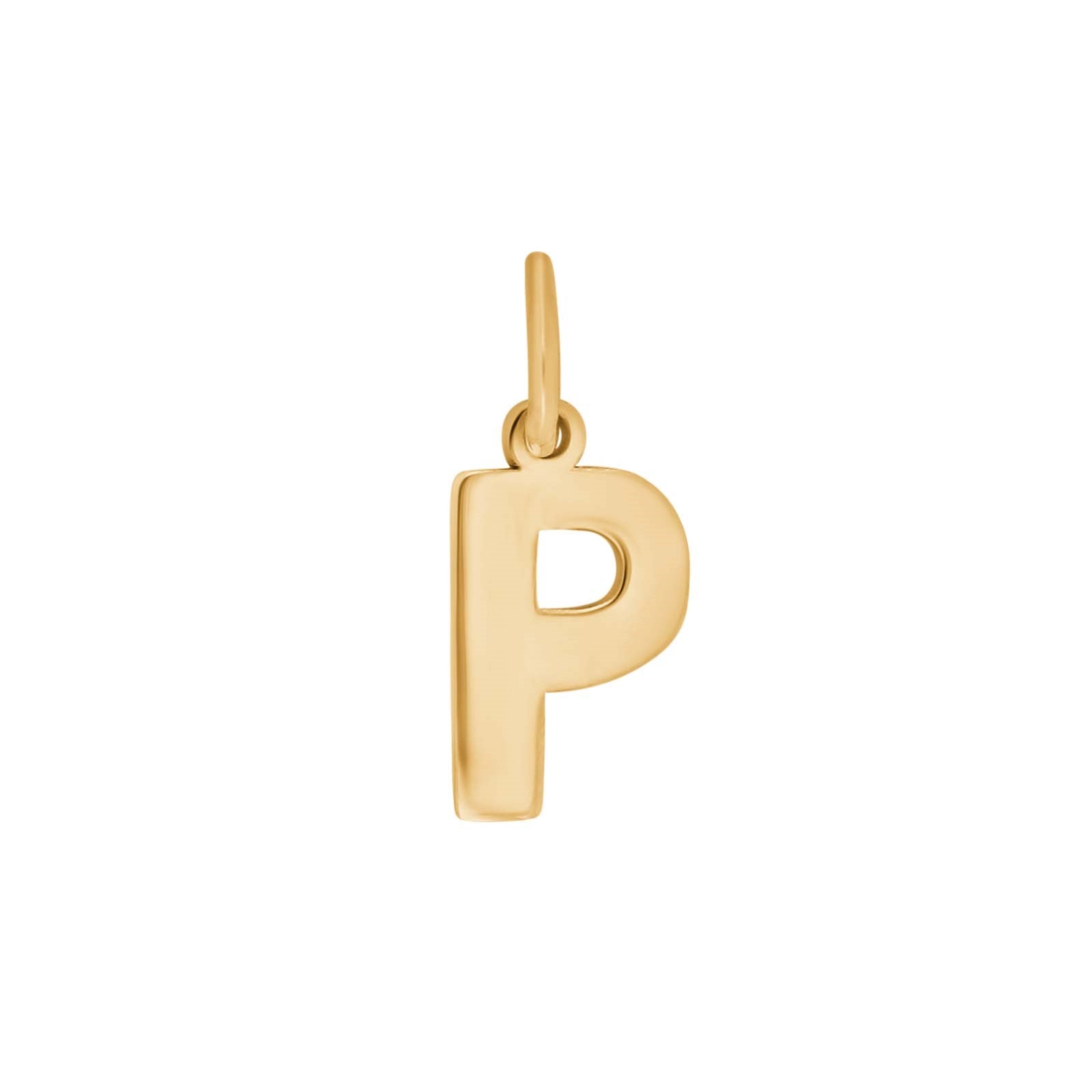 14 kt. gold pendant letter