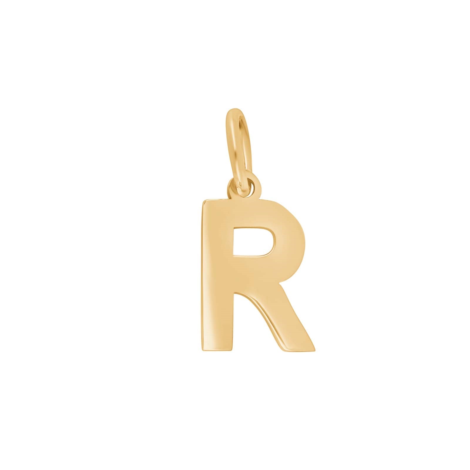 14 kt. gold pendant letter