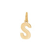 14 kt. gold pendant letter