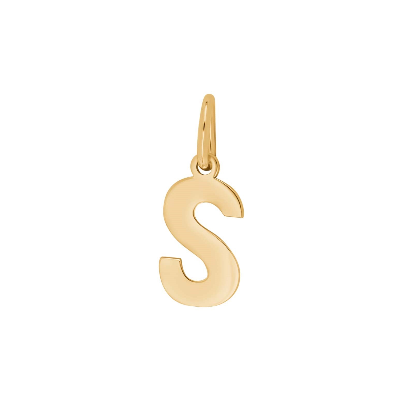 14 kt. gold pendant letter